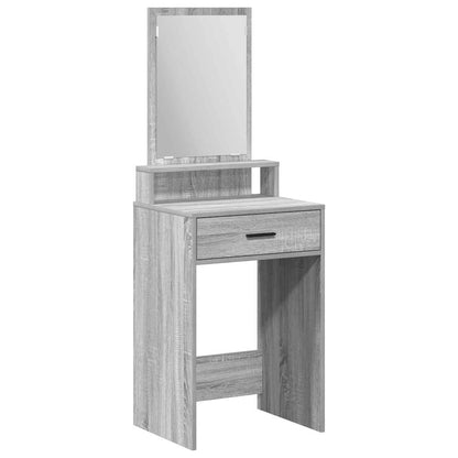 Tavolo da Trucco con cassetto Grigio Sonoma 50 x 41 x 140 cm