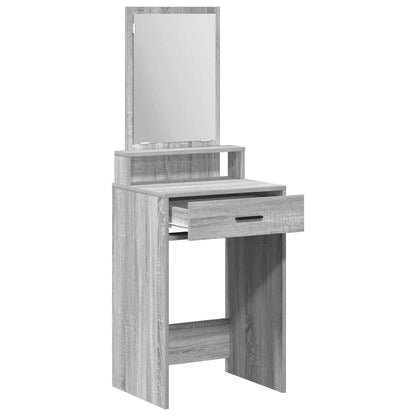 Tavolo da Trucco con cassetto Grigio Sonoma 50 x 41 x 140 cm