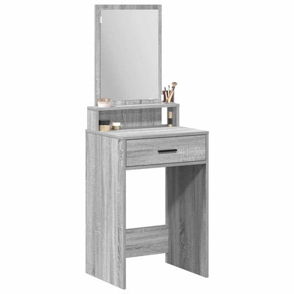 Tavolo da Trucco con cassetto Grigio Sonoma 50 x 41 x 140 cm