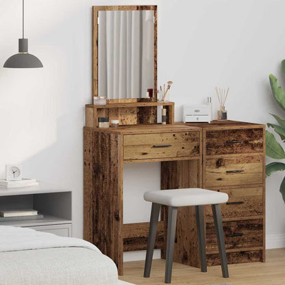 Tavolo da Trucco con cassetto Legno vecchio 50 x 41 x 140 cm