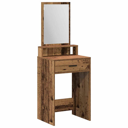 Tavolo da Trucco con cassetto Legno vecchio 50 x 41 x 140 cm