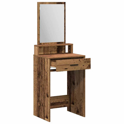 Tavolo da Trucco con cassetto Legno vecchio 50 x 41 x 140 cm