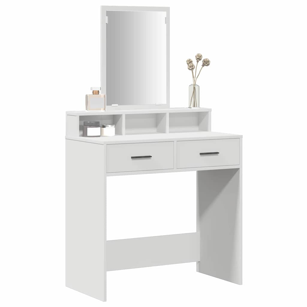 Tavolo da Trucco Bianco 79 x 41 x 140 cm Legno multistrato