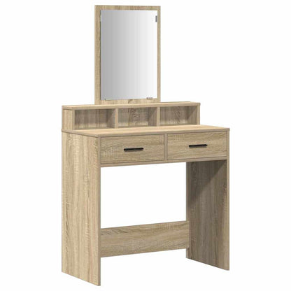 Tavolo da Trucco con cassetto Rovere Sonoma 79 x 41 x 140 cm