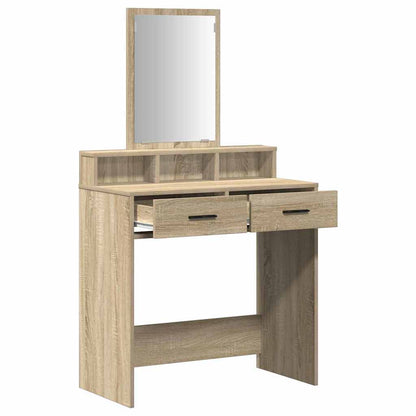 Tavolo da Trucco con cassetto Rovere Sonoma 79 x 41 x 140 cm