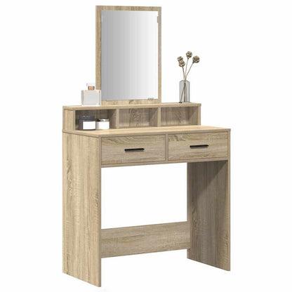 Tavolo da Trucco con cassetto Rovere Sonoma 79 x 41 x 140 cm