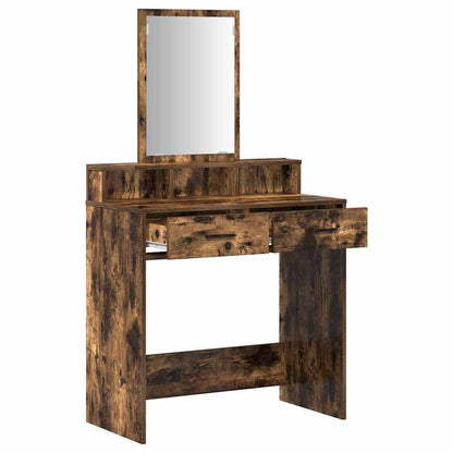 Tavolo da Trucco Rovere fumÃ© 79 x 41 x 140 cm Legno multistrato