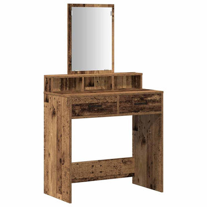 Tavolo da Trucco con cassetto Legno vecchio 79 x 41 x 140 cm