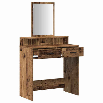 Tavolo da Trucco con cassetto Legno vecchio 79 x 41 x 140 cm