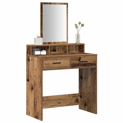 Tavolo da Trucco con cassetto Legno vecchio 79 x 41 x 140 cm