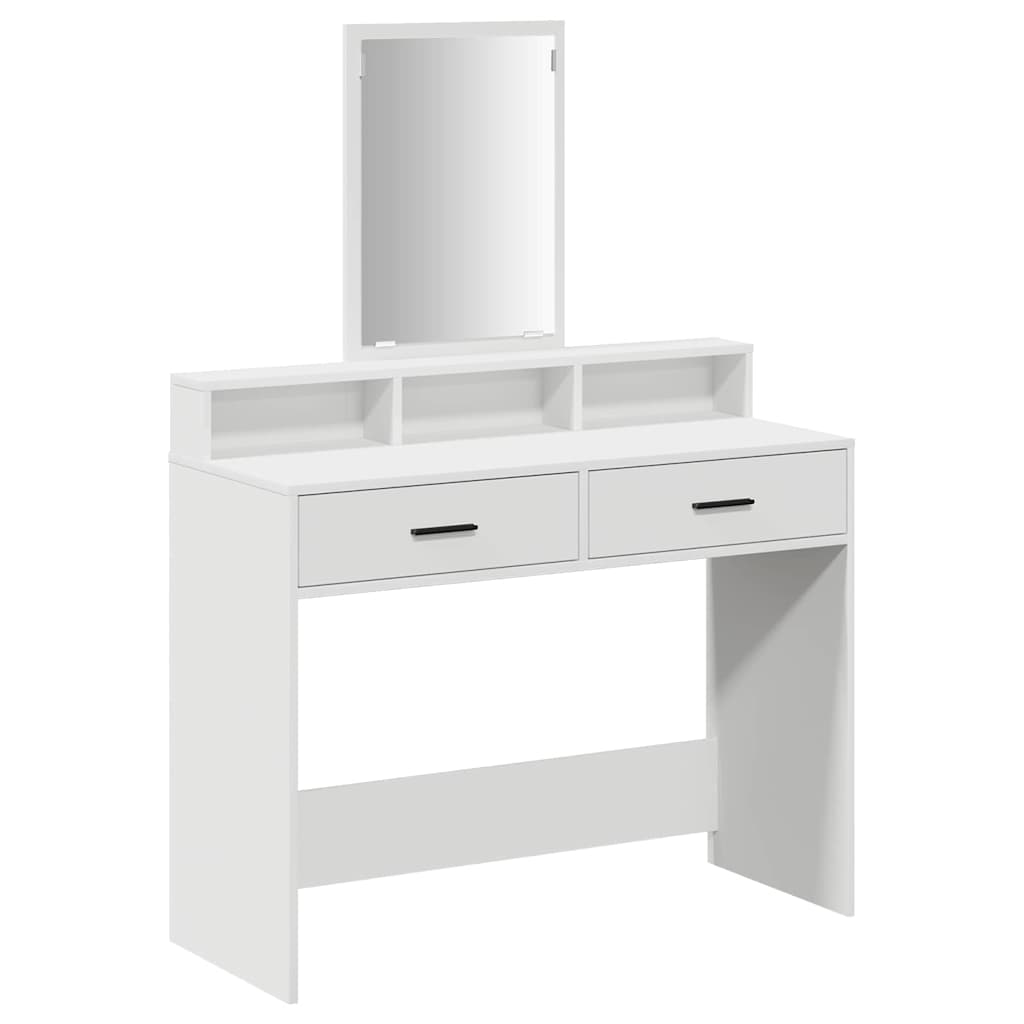 Tavolo da Trucco Bianco 100 x 41 x 140 cm Legno multistrato
