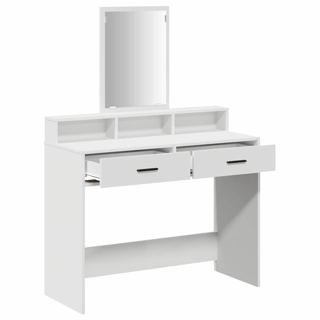 Tavolo da Trucco Bianco 100 x 41 x 140 cm Legno multistrato