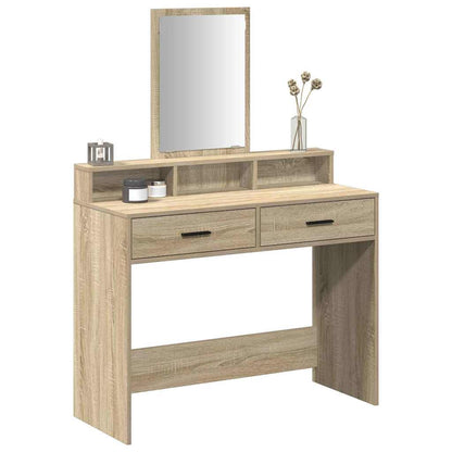Tavolo da Trucco con cassetto Rovere Sonoma 100 x 41 x 140 cm