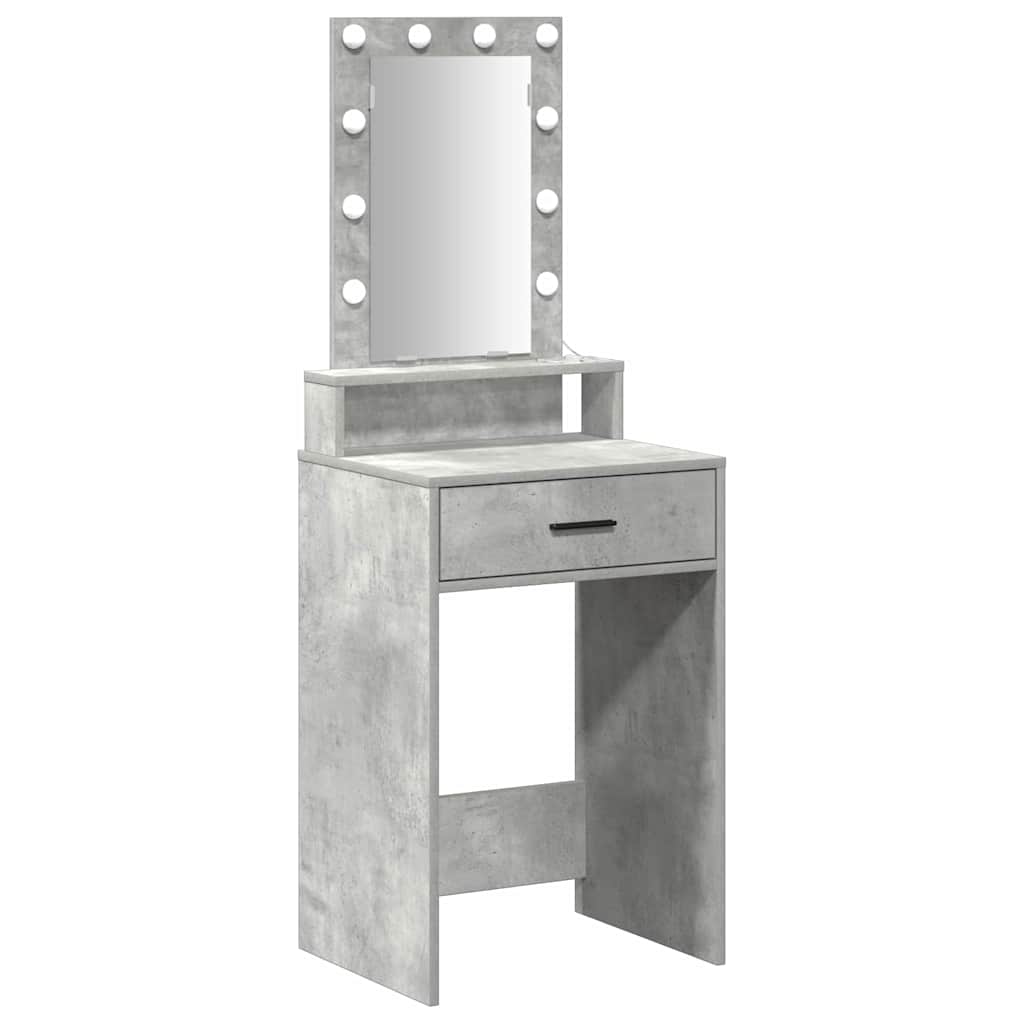 Tavolo da Trucco Grigio 50 x 41 x 140 cm Legno multistrato