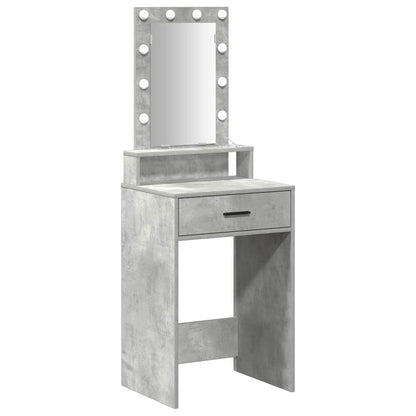 Tavolo da Trucco Grigio 50 x 41 x 140 cm Legno multistrato