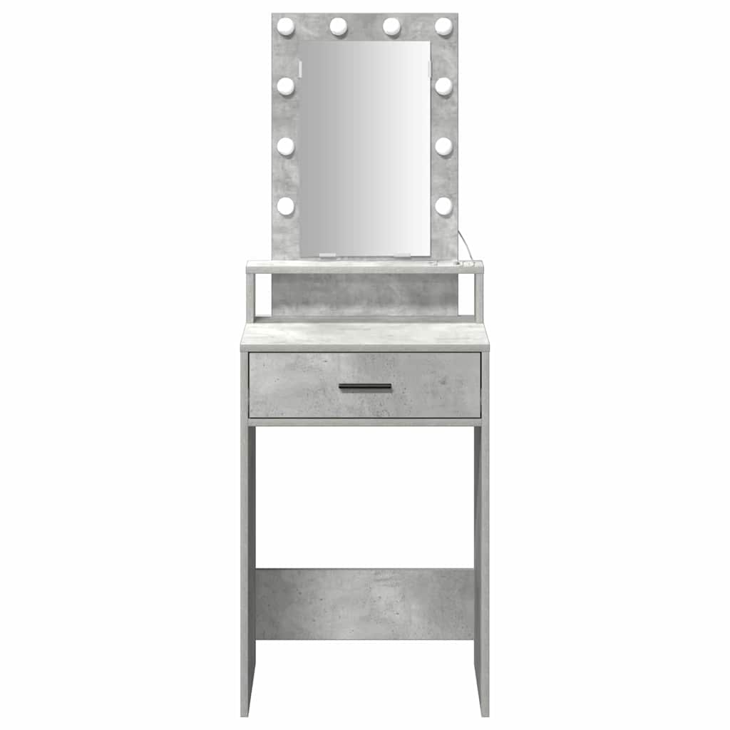 Tavolo da Trucco Grigio 50 x 41 x 140 cm Legno multistrato