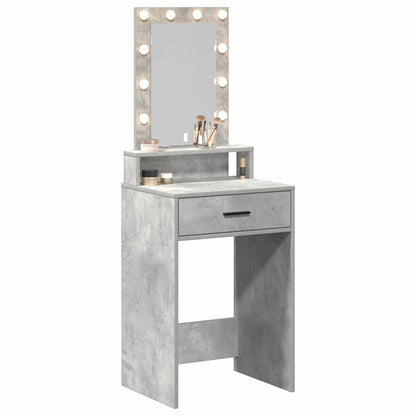 Tavolo da Trucco Grigio 50 x 41 x 140 cm Legno multistrato