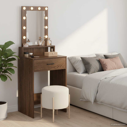 Tavolo da Trucco Marrone 50 x 41 x 140 cm Legno multistrato
