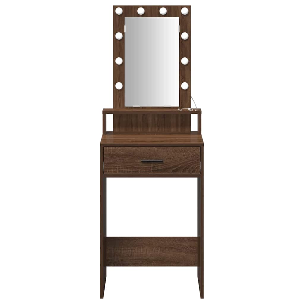 Tavolo da Trucco Marrone 50 x 41 x 140 cm Legno multistrato