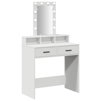 Tavolo da Trucco Bianco 79 x 41 x 140 cm Legno multistrato
