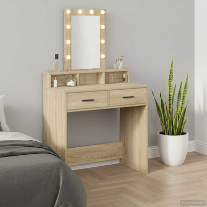 Tavolo da Trucco Marrone 79 x 41 x 140 cm Legno multistrato