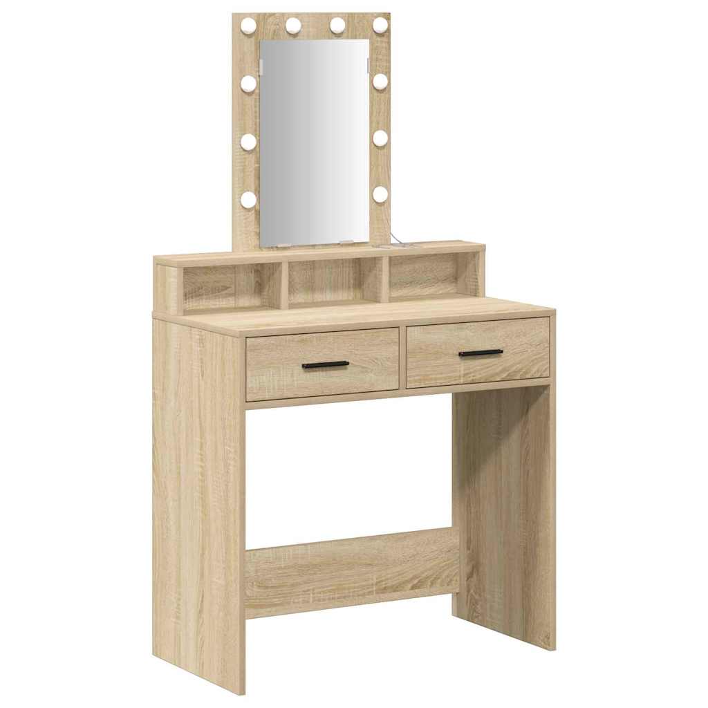 Tavolo da Trucco Marrone 79 x 41 x 140 cm Legno multistrato