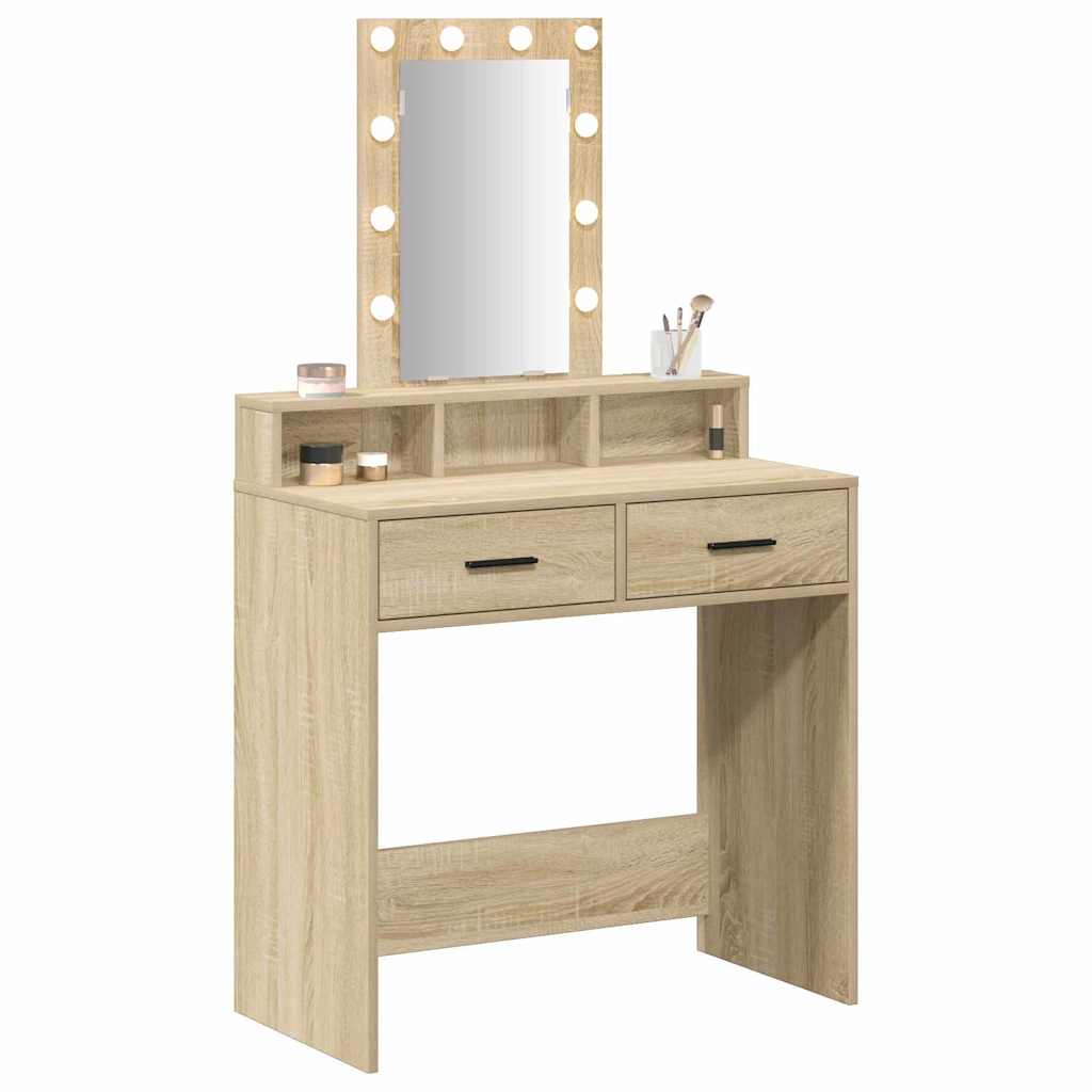 Tavolo da Trucco Marrone 79 x 41 x 140 cm Legno multistrato