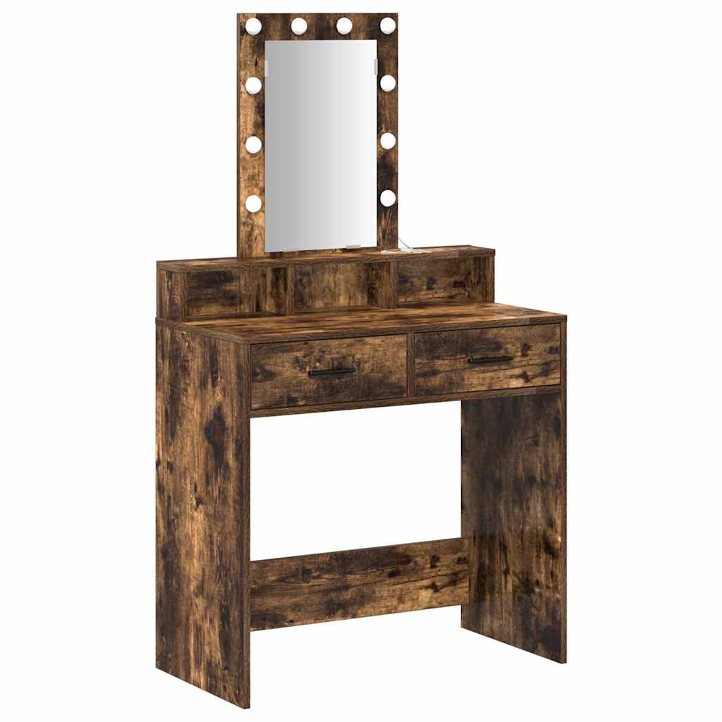 Tavolo da Trucco Marrone 79 x 41 x 140 cm Legno multistrato