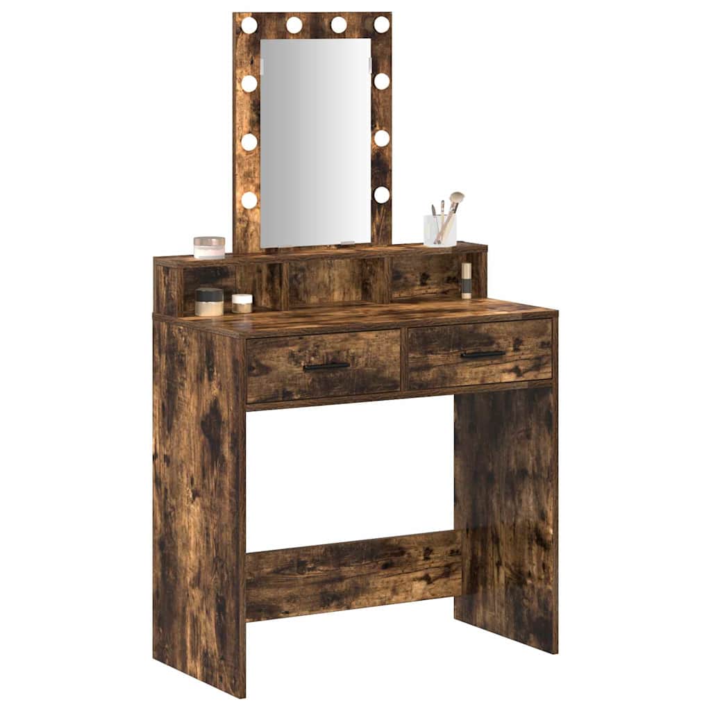 Tavolo da Trucco Marrone 79 x 41 x 140 cm Legno multistrato