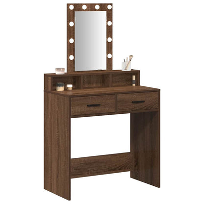 Tavolo da Trucco Marrone 79 x 41 x 140 cm Legno multistrato