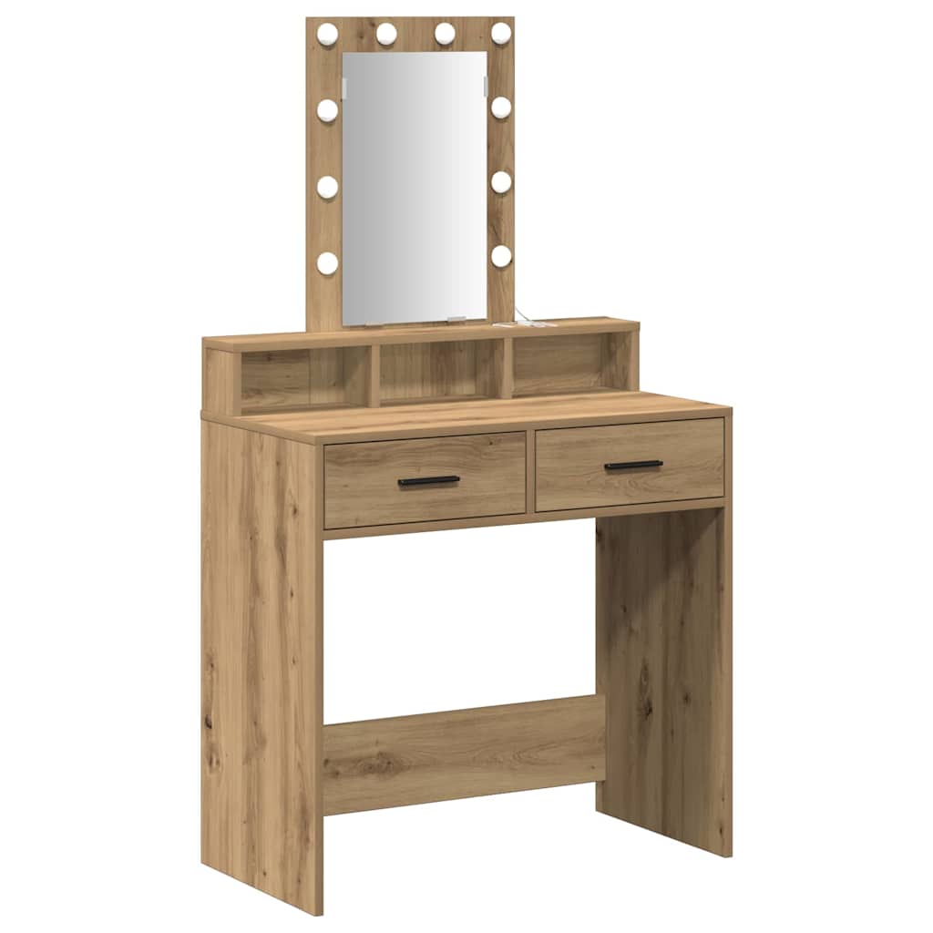 Tavolo da Trucco Marrone 79 x 41 x 140 cm Legno multistrato