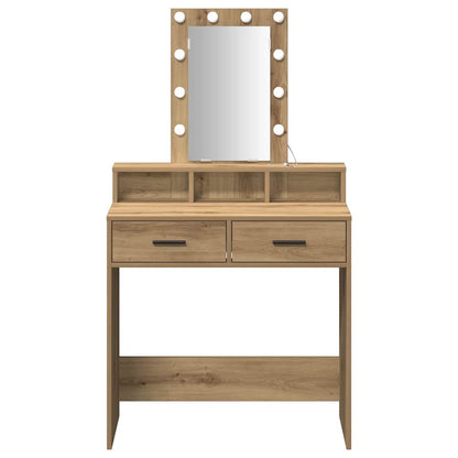 Tavolo da Trucco Marrone 79 x 41 x 140 cm Legno multistrato