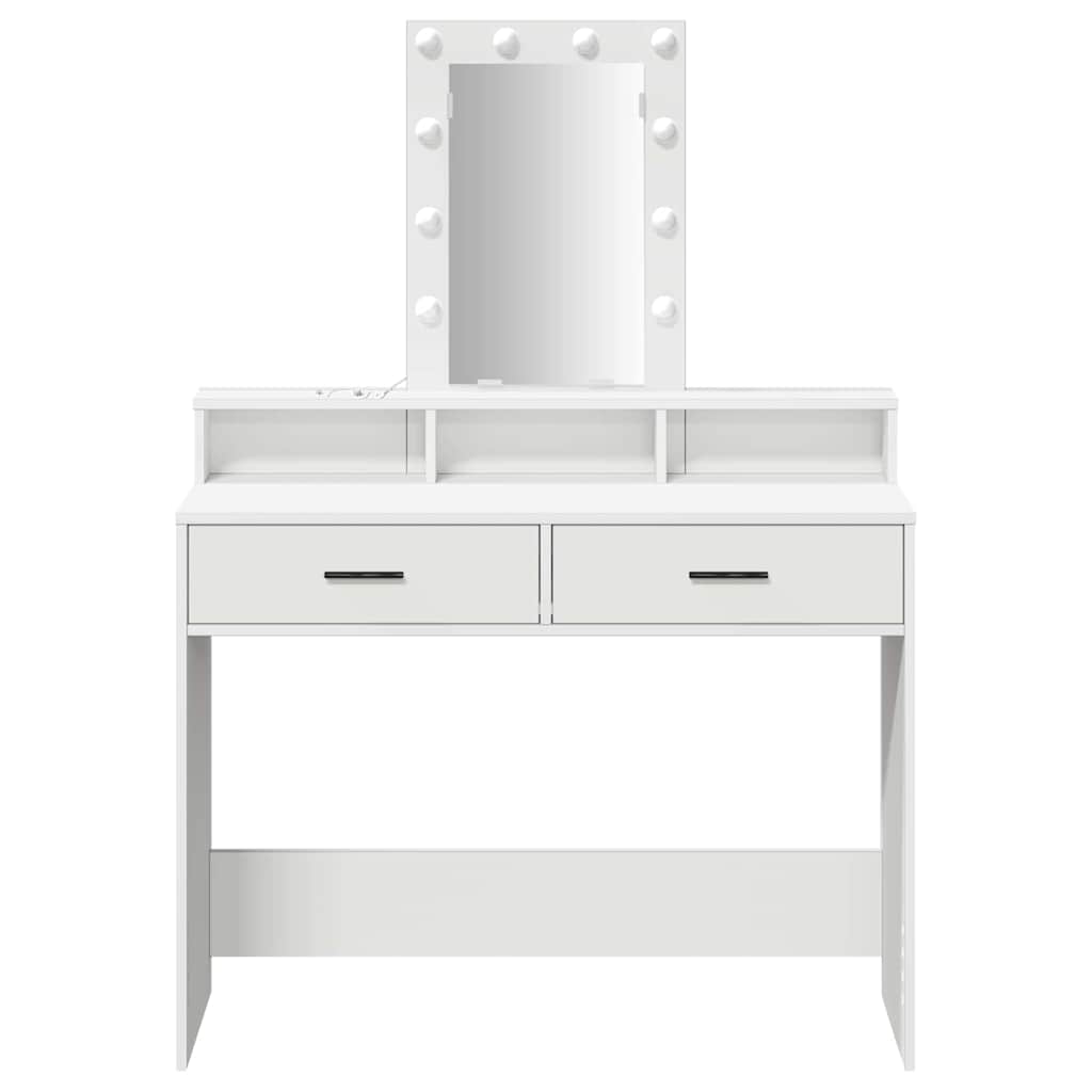 Tavolo da Trucco Bianco 100 x 41 x 140 cm Legno multistrato