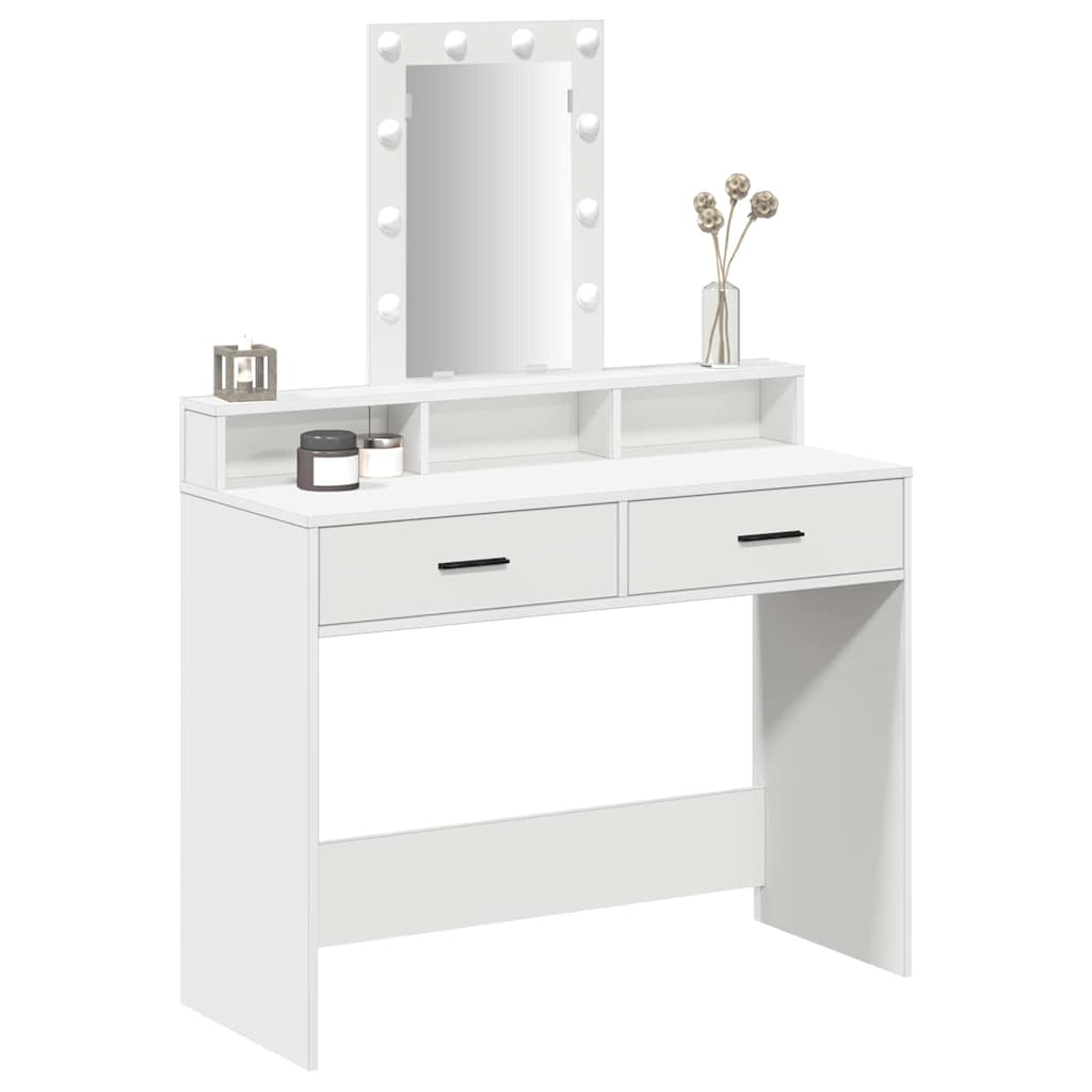 Tavolo da Trucco Bianco 100 x 41 x 140 cm Legno multistrato