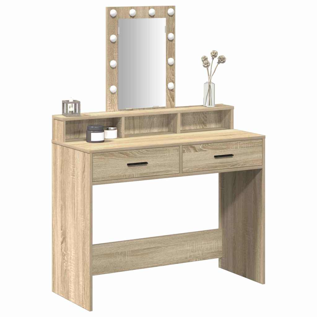 Tavolo da Trucco Marrone 100 x 41 x 140 cm Legno multistrato