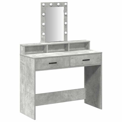 Tavolo da Trucco Grigio 100 x 41 x 140 cm Legno multistrato