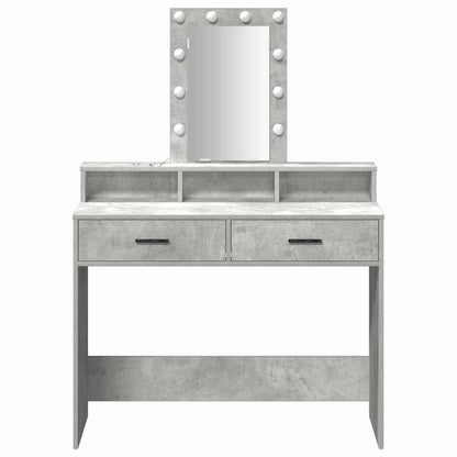 Tavolo da Trucco Grigio 100 x 41 x 140 cm Legno multistrato