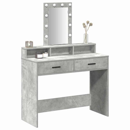 Tavolo da Trucco Grigio 100 x 41 x 140 cm Legno multistrato