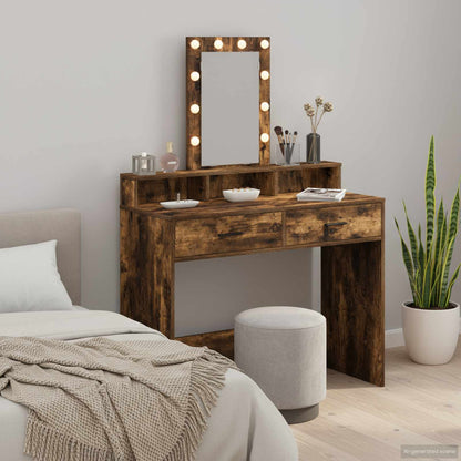 Tavolo da Trucco Marrone 100 x 41 x 140 cm Legno multistrato