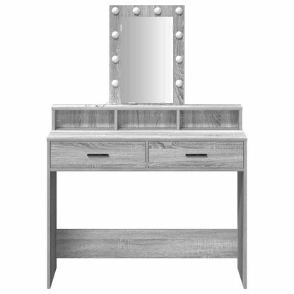 Tavolo da Trucco Grigio 100 x 41 x 140 cm Legno multistrato