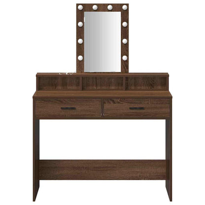 Tavolo da Trucco Marrone 100 x 41 x 140 cm Legno multistrato