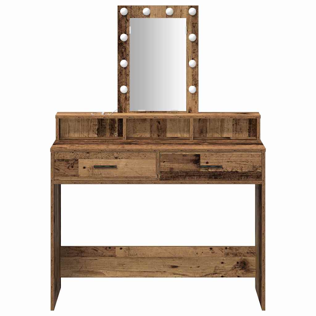 Tavolo da Trucco Marrone 100 x 41 x 140 cm Legno multistrato