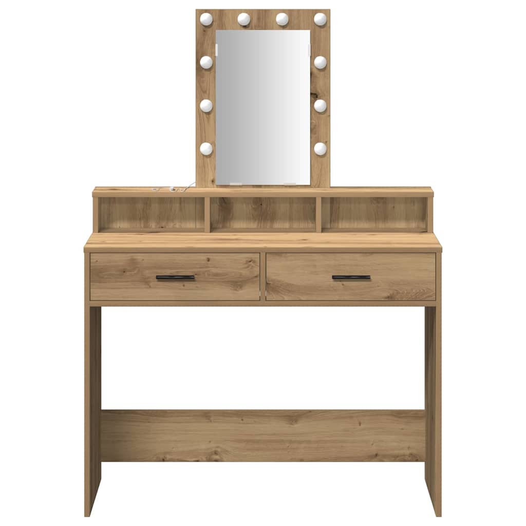 Tavolo da Trucco Marrone 100 x 41 x 140 cm Legno multistrato