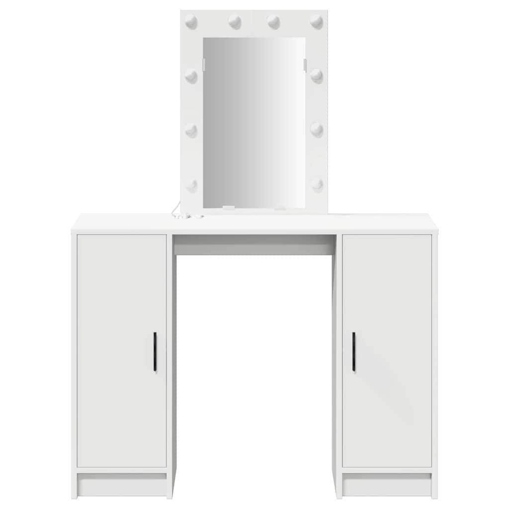 Tavolo da Trucco Bianco 102 x 33 x 135 cm Legno multistrato