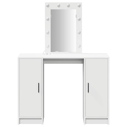 Tavolo da Trucco Bianco 102 x 33 x 135 cm Legno multistrato