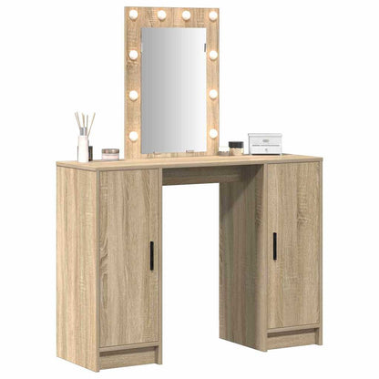 Tavolo da Trucco Marrone 102 x 33 x 135 cm Legno multistrato