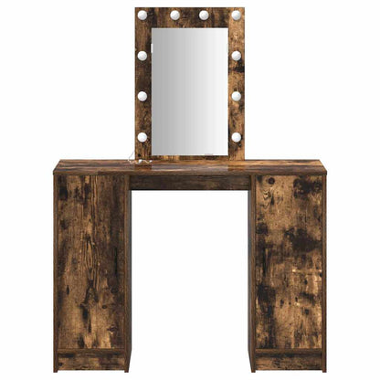Tavolo da Trucco Marrone 102 x 33 x 135 cm Legno multistrato