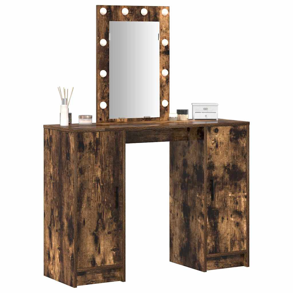 Tavolo da Trucco Marrone 102 x 33 x 135 cm Legno multistrato
