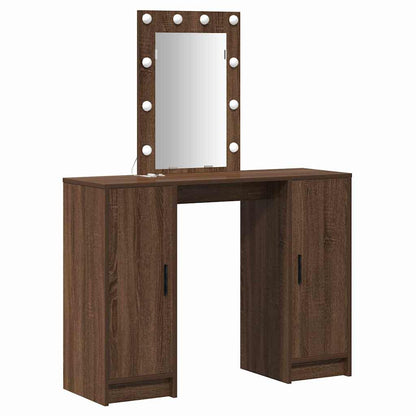 Tavolo da Trucco Marrone 102 x 33 x 135 cm Legno multistrato