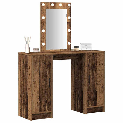 Tavolo da Trucco Marrone 102 x 33 x 135 cm Legno multistrato